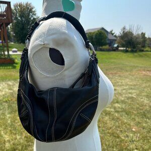 Coach C063-10030, Mini Hobo bag, black leather